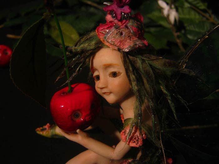 Ooak Fairy Fae Licia and little Sisters